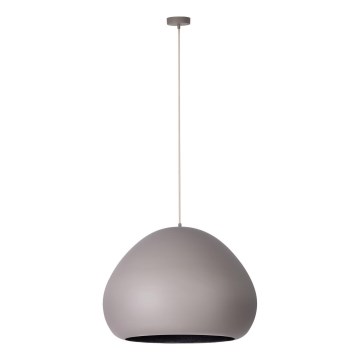 Żyrandol na lince LAVA 1xE27/15W/230V taupe/czarny