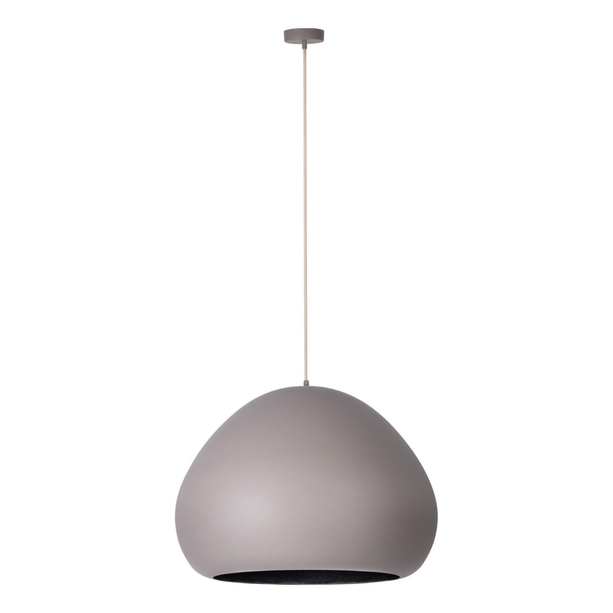 Żyrandol na lince LAVA 1xE27/15W/230V taupe/czarny