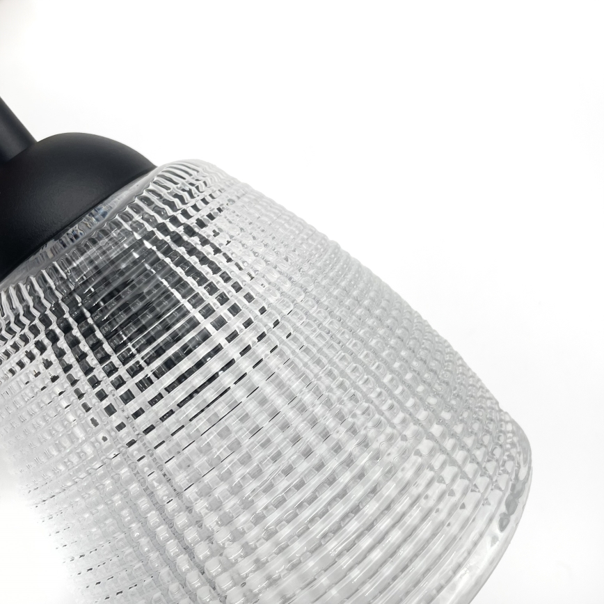 Żyrandol na lince LEANDRA 3xE27/15W/230V dąb/czarny