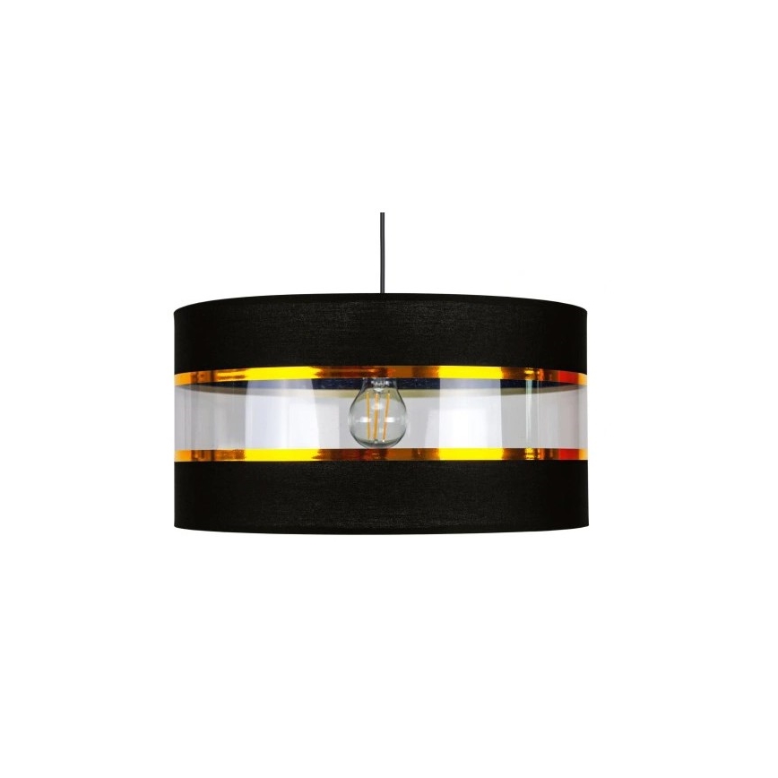 Żyrandol na lince LIND 1xE27/60W/230V czarny
