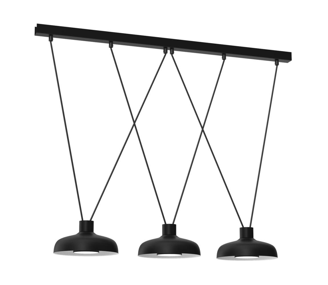 Żyrandol na lince LINEA 3xGX53/12W/230V czarny