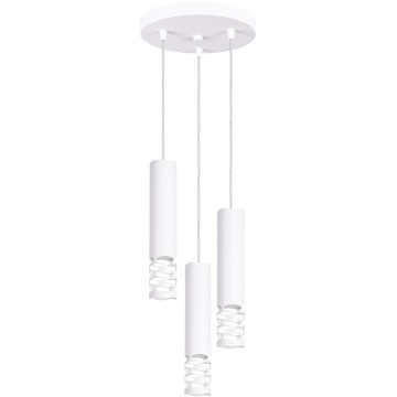 Żyrandol na lince LIRO 3xGU10/10W/230V biały