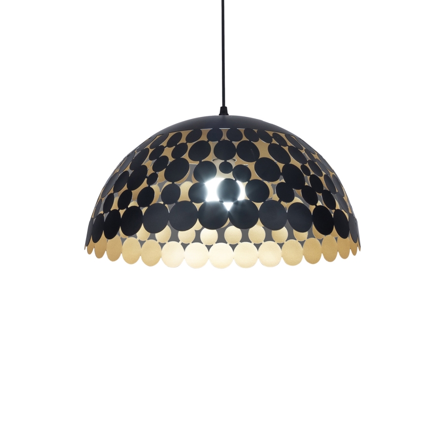 Żyrandol na lince LISA BLACK 1xE27/60W/230V