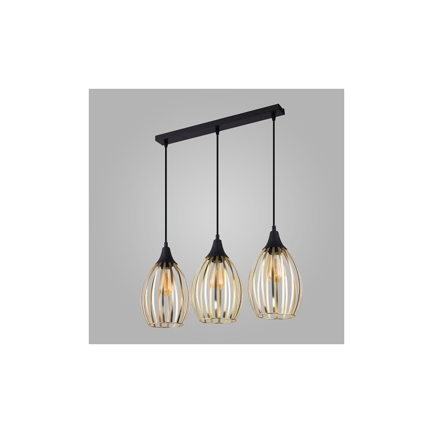 Żyrandol na lince LIZA 3xE27/60W/230V