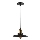 Żyrandol na lince LOFT 1xE27/60W/230V śr. 22 cm czarny
