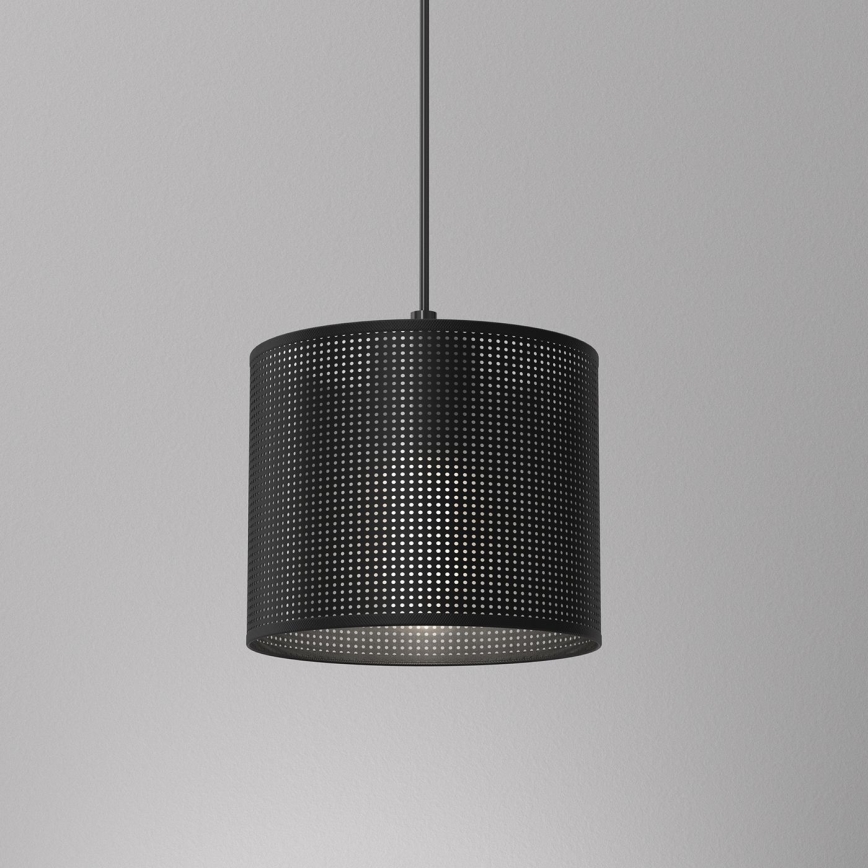 Żyrandol na lince LOFT SHADE 1xE27/60W/230V śr. 18 cm czarny