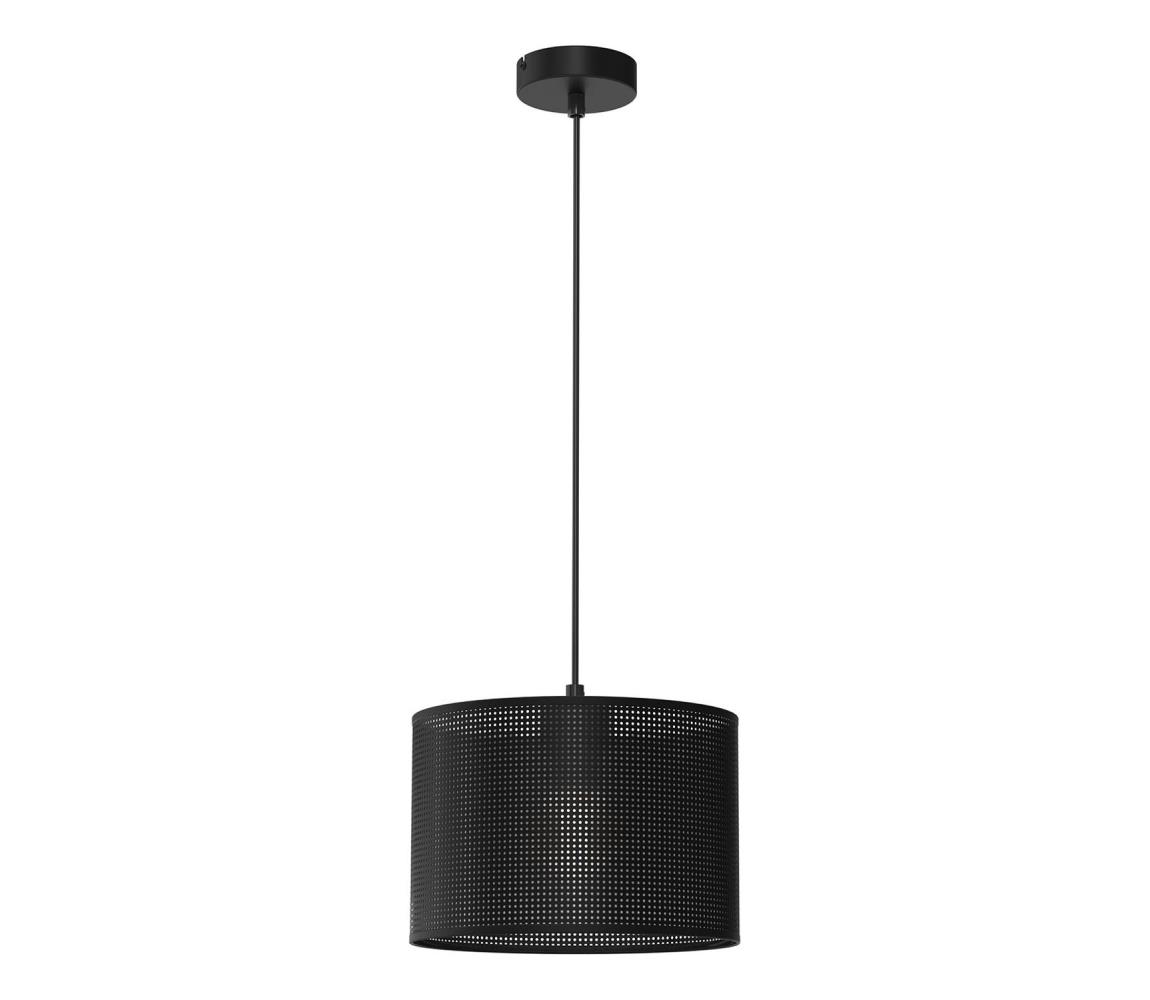 Żyrandol na lince LOFT SHADE 1xE27/60W/230V śr. 25 cm czarny