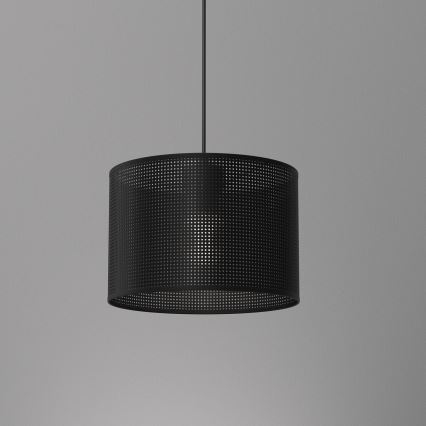 Żyrandol na lince LOFT SHADE 1xE27/60W/230V śr. 25 cm czarny