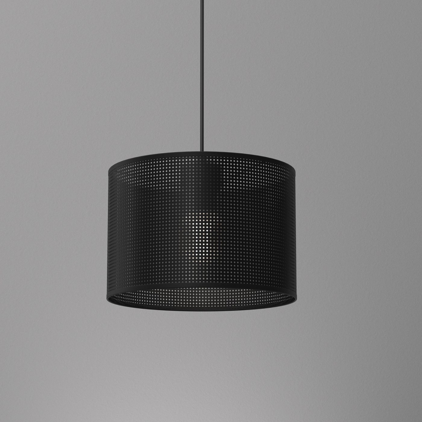 Żyrandol na lince LOFT SHADE 1xE27/60W/230V śr. 25 cm czarny