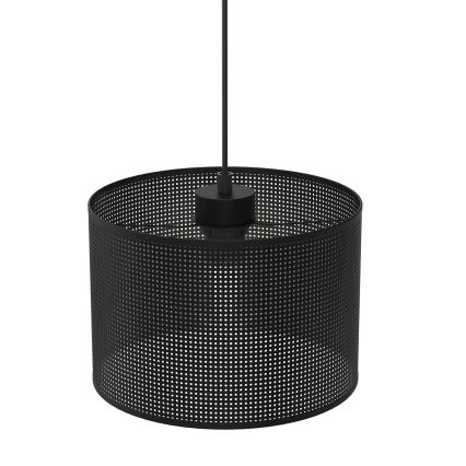 Żyrandol na lince LOFT SHADE 1xE27/60W/230V śr. 25 cm czarny
