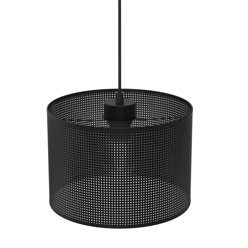Żyrandol na lince LOFT SHADE 1xE27/60W/230V śr. 25 cm czarny