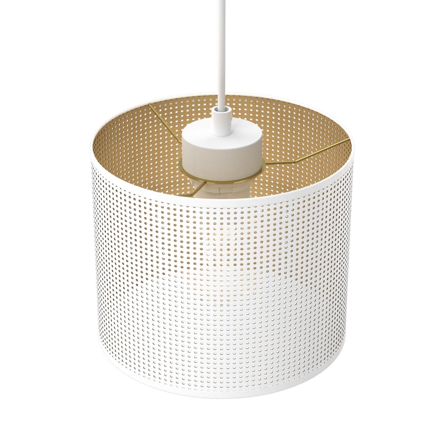 Żyrandol na lince LOFT SHADE 3xE27/60W/230V biały/złoty