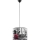 Żyrandol na lince LONDON 1xE27/15W/230V szary