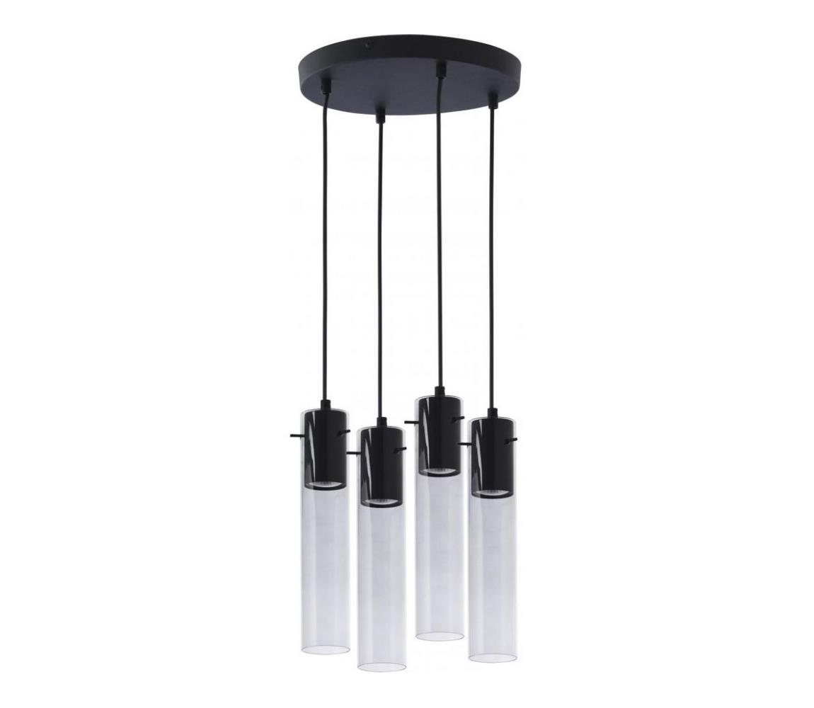 Żyrandol na lince LOOK GRAPHITE 4xGU10/50W/230V