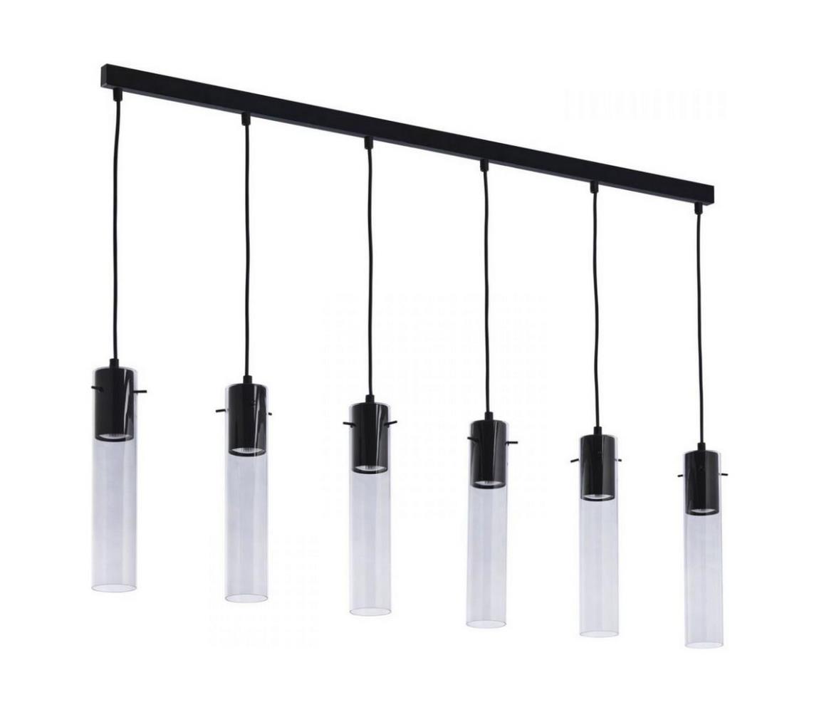 Żyrandol na lince LOOK GRAPHITE 6xGU10/10W/230V