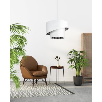 Żyrandol na lince LORI 1×E27/60W/230V biały