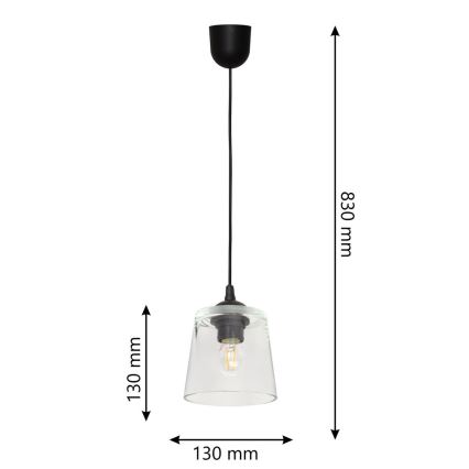 Żyrandol na lince LUCEA 1xE27/15W/230V