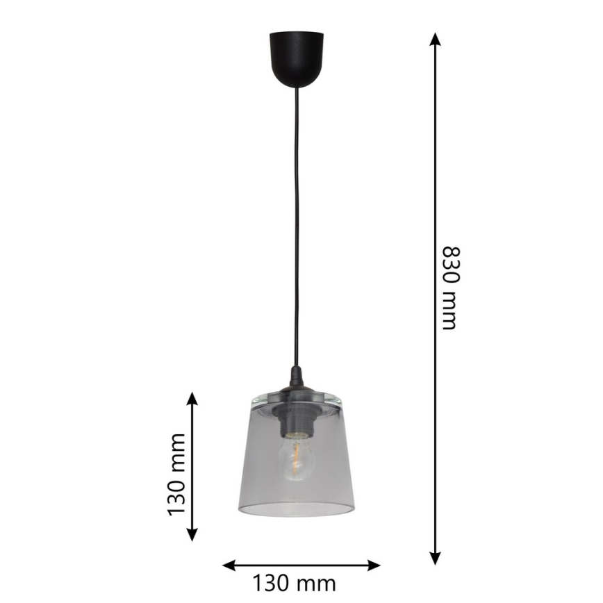 Żyrandol na lince LUCEA 1xE27/15W/230V