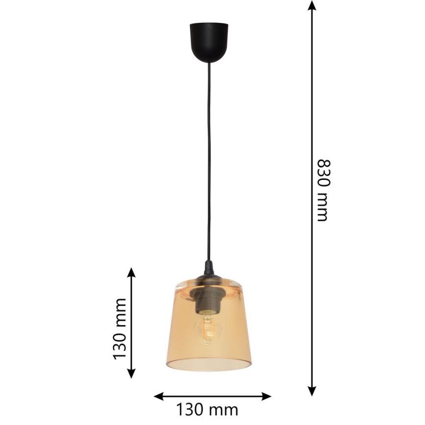 Żyrandol na lince LUCEA 1xE27/15W/230V