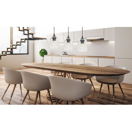 Żyrandol na lince LUCEA 3xE27/15W/230V