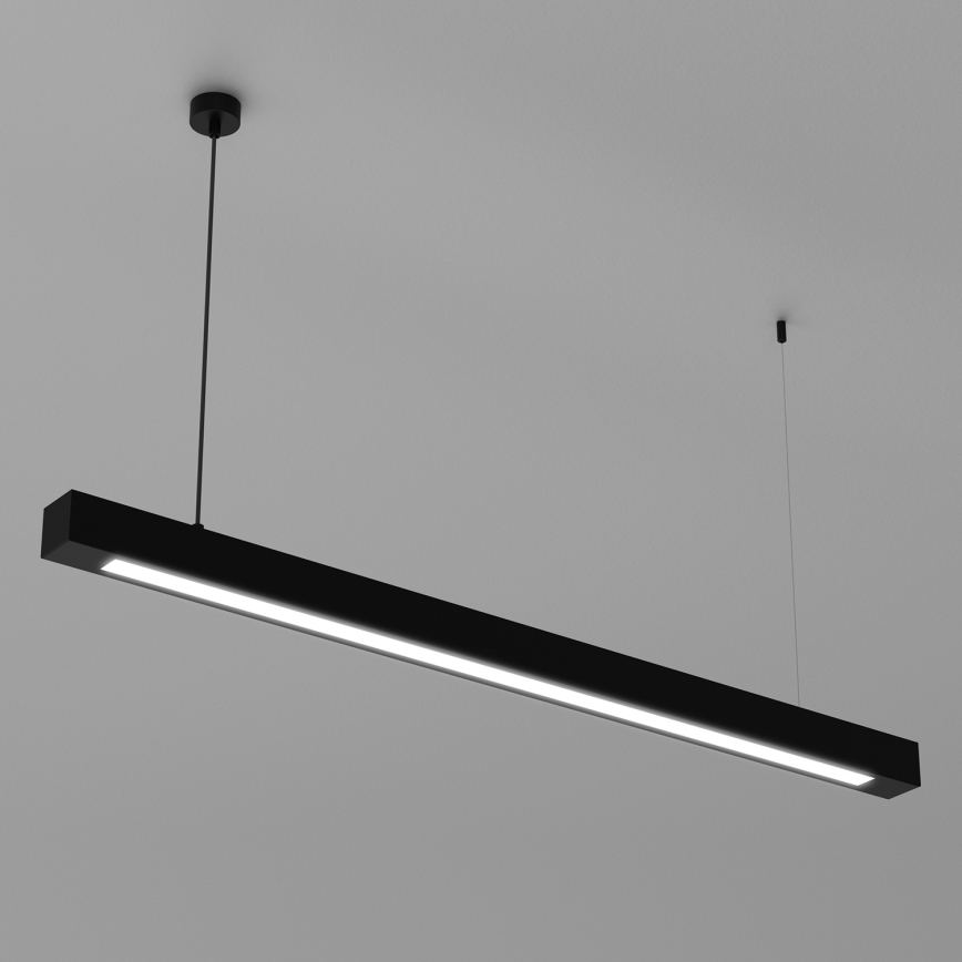 Żyrandol na lince LUNGO T8 1xG13/18W/230V czarny