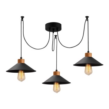 Żyrandol na lince MANAVGAT 3xE27/40W/230V pająk