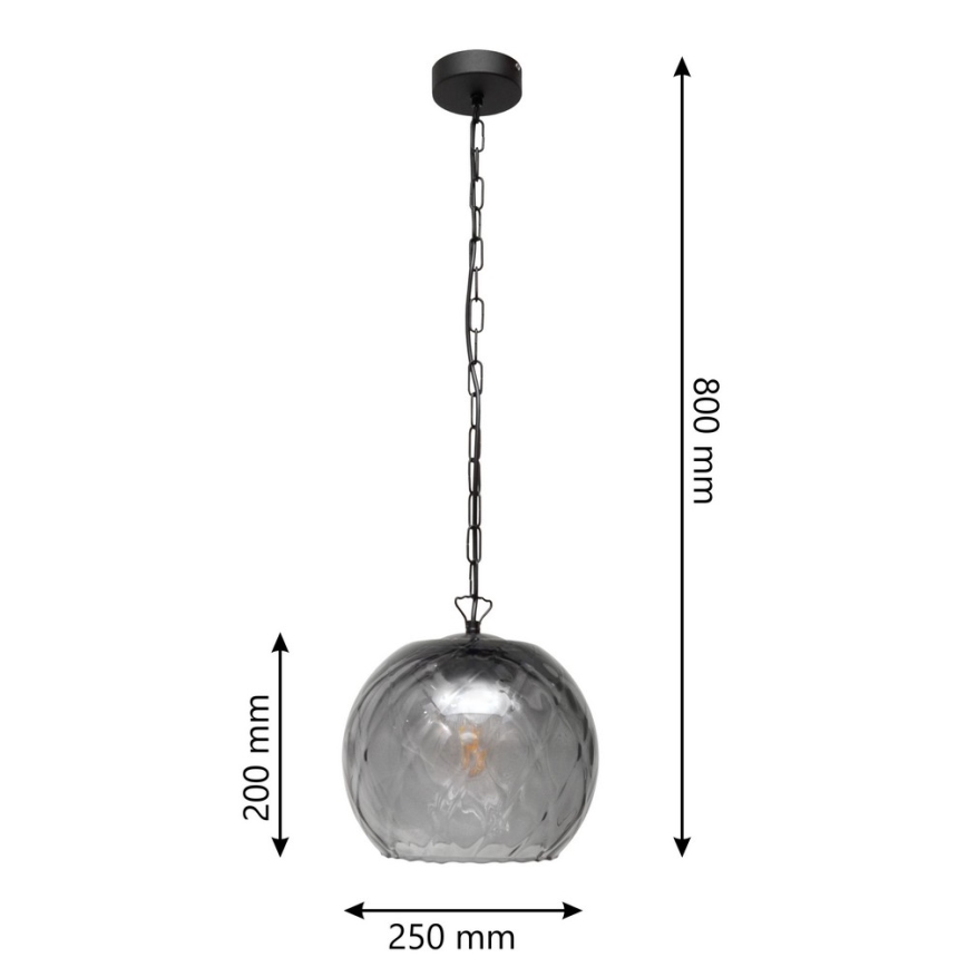 Żyrandol na lince MARILLA 1xE27/15W/230V