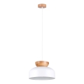 Żyrandol na lince MARION 1xE27/15W/230V śr. 29,5 cm biały