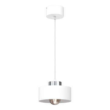 Żyrandol na lince MARTI 1xE27/15W/230V biały/chrom błyszczący
