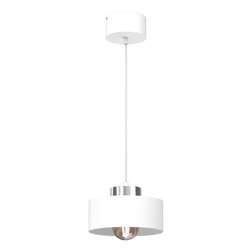 Żyrandol na lince MARTI 1xE27/15W/230V biały/chrom błyszczący