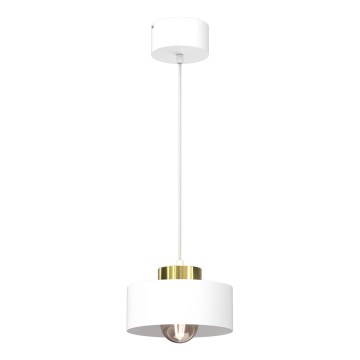 Żyrandol na lince MARTI 1xE27/15W/230V biały/złoty