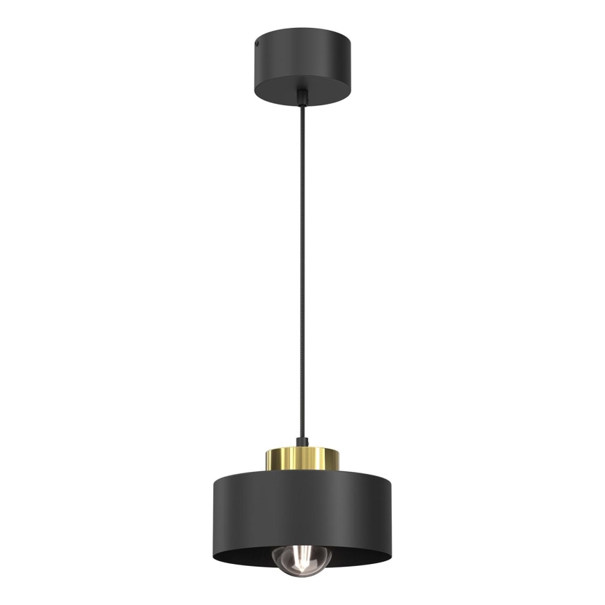 Żyrandol na lince MARTI 1xE27/15W/230V czarny/złoty