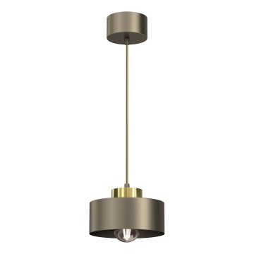 Żyrandol na lince MARTI 1xE27/15W/230V mosiądz/złoty