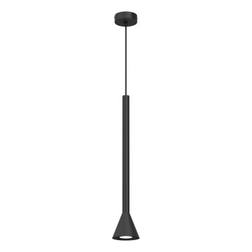 Żyrandol na lince MAZZO 1xGU10/8W/230V, czarny
