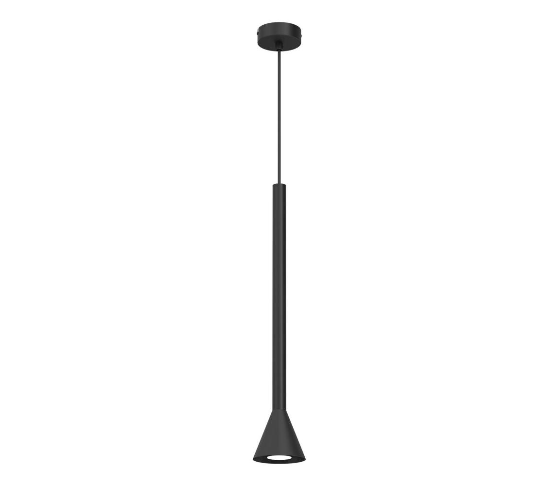 Żyrandol na lince MAZZO 1xGU10/8W/230V, czarny