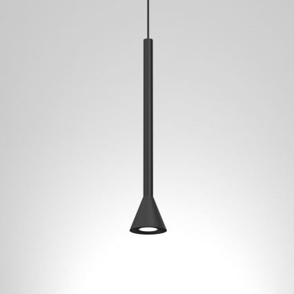 Żyrandol na lince MAZZO 1xGU10/8W/230V, czarny