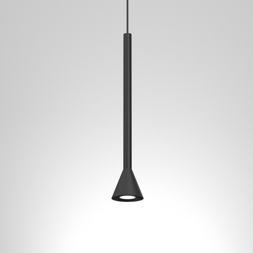 Żyrandol na lince MAZZO 1xGU10/8W/230V, czarny
