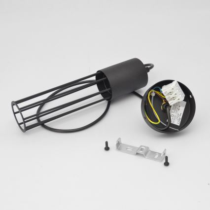 Żyrandol na lince MELODY 1xE27/15W/230V czarne