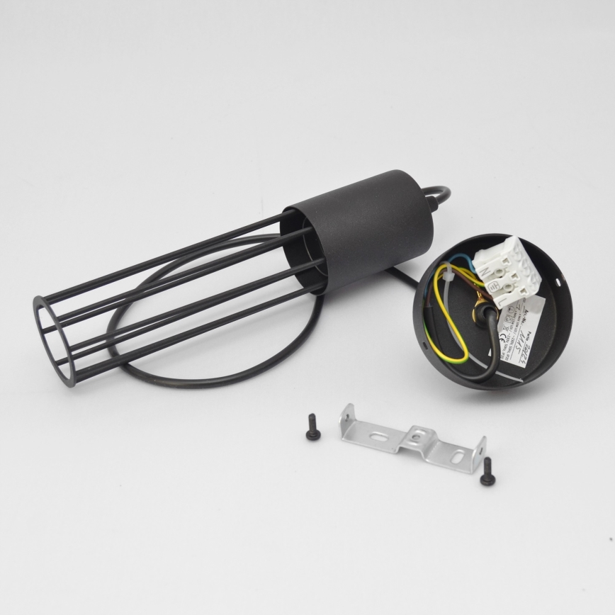 Żyrandol na lince MELODY 1xE27/15W/230V czarne