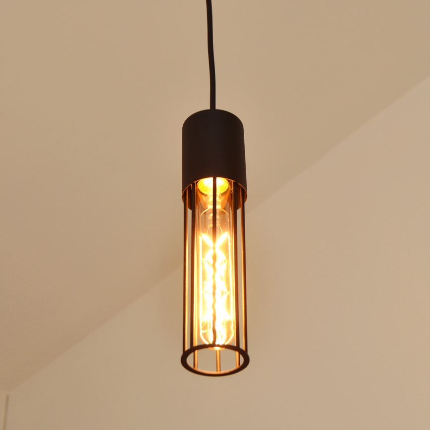Żyrandol na lince MELODY 2xE27/15W/230V czarne