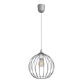 Żyrandol na lince MERCURE 1xE27/15W/230V grey