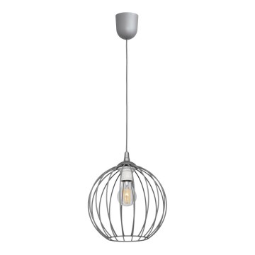 Żyrandol na lince MERCURE 1xE27/15W/230V grey