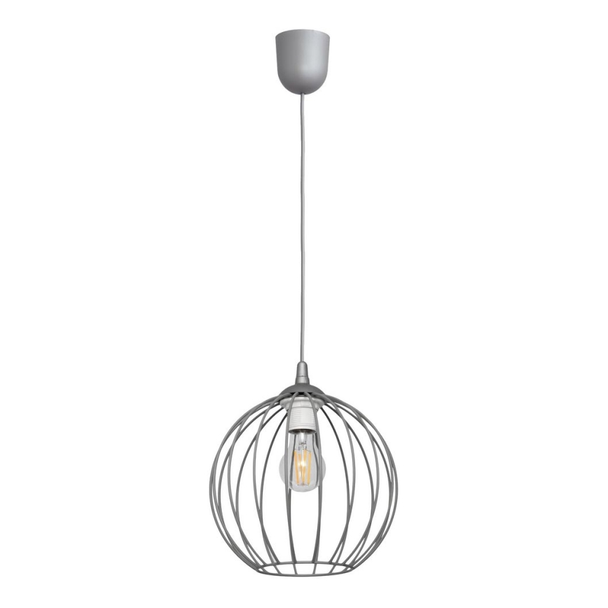 Żyrandol na lince MERCURE 1xE27/15W/230V grey