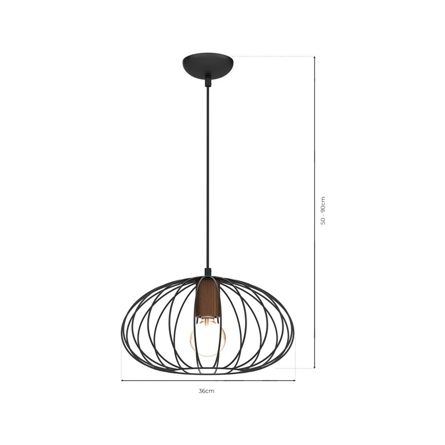 Żyrandol na lince MERIDIANO 1xE27/60W/230V