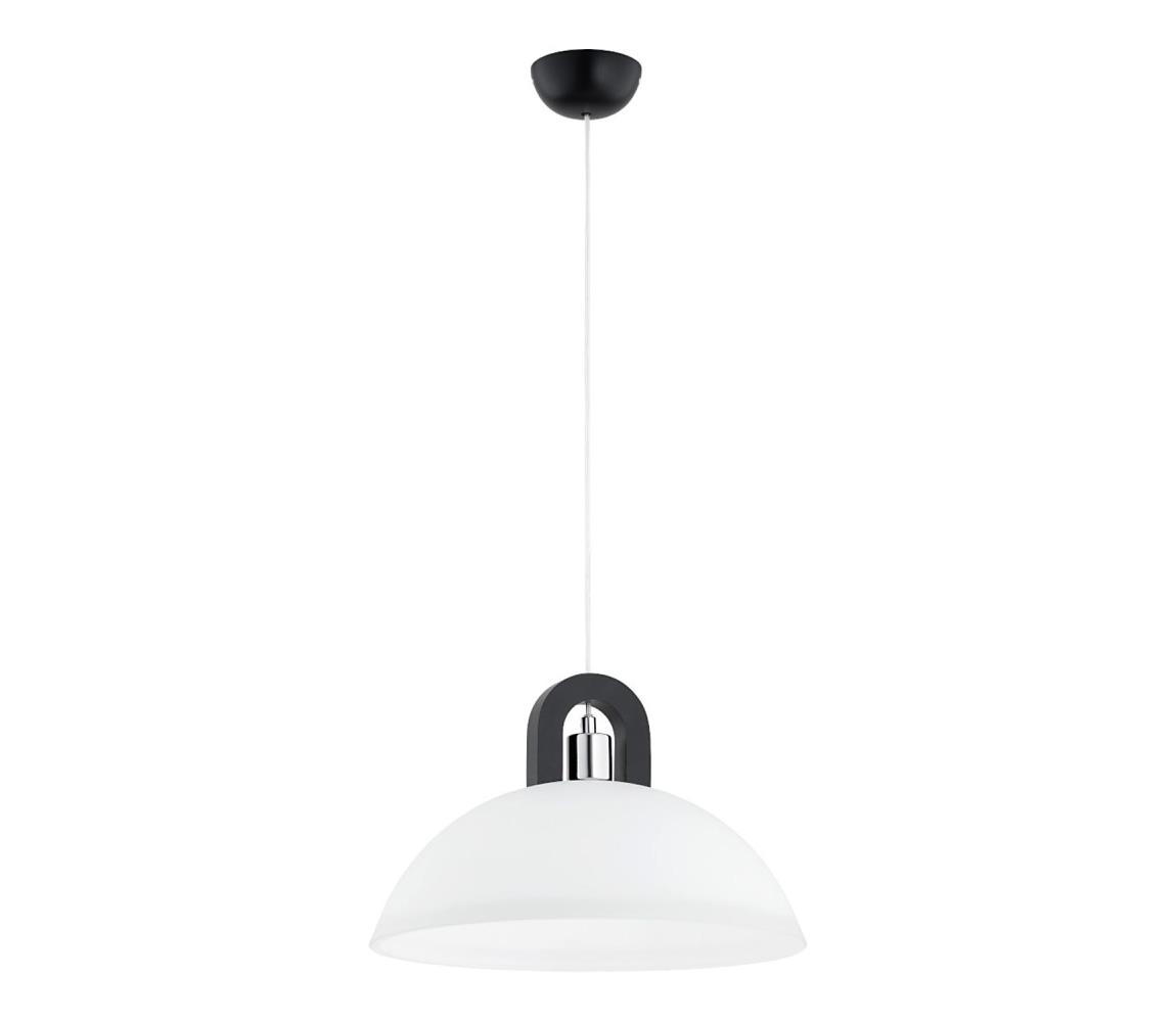 Żyrandol na lince MIGOT 1xE27/15W/230V czarny/chrom