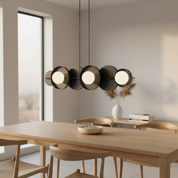 Żyrandol na lince MODEL 6xG9/8W/230V czarny