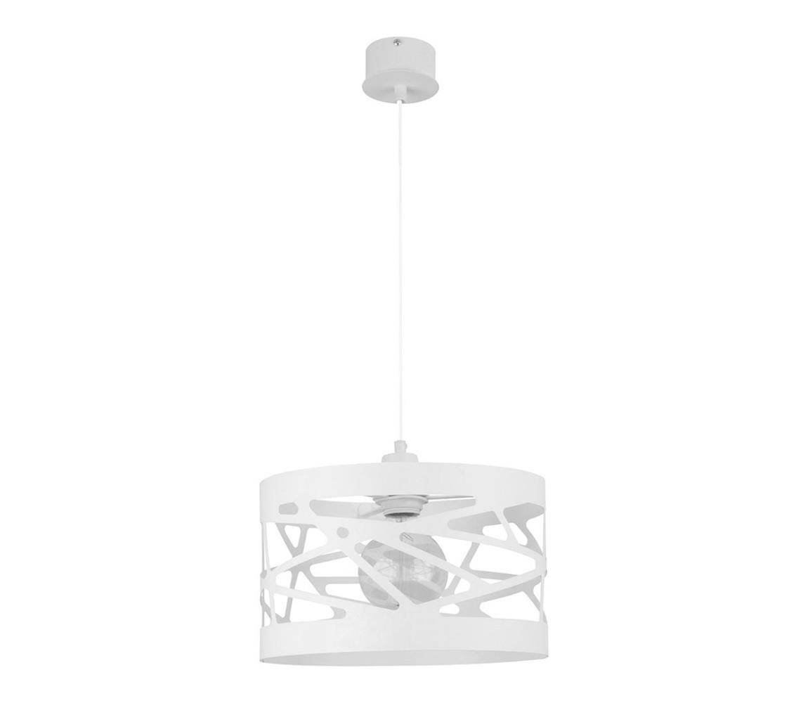 Żyrandol na lince MODUL FREZ 1xE27/60W/230V śr. 30 cm biały