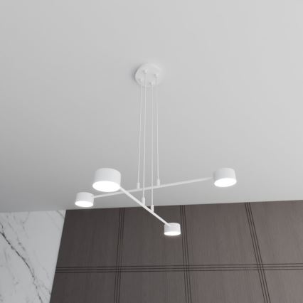Żyrandol na lince MODUS 4xGX53/10W/230V biały