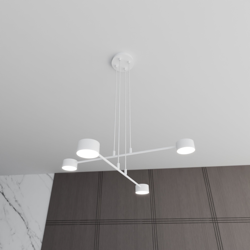 Żyrandol na lince MODUS 4xGX53/10W/230V biały