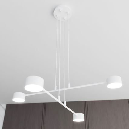 Żyrandol na lince MODUS 4xGX53/10W/230V biały